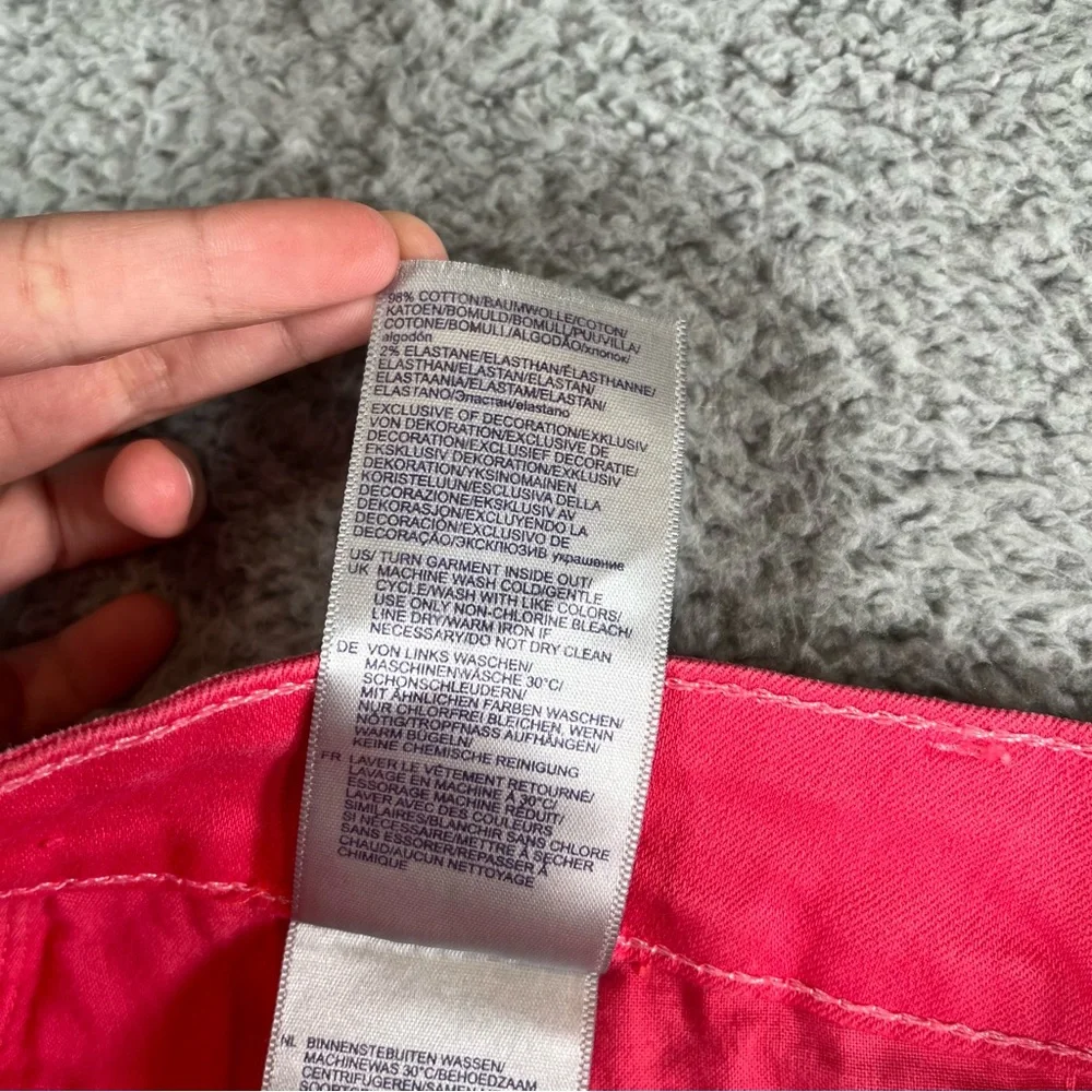 NYDJ Women's Clarissa Ankle Pink Jeans Size 6 Lift Tuck Technology - Picture 5 of 10